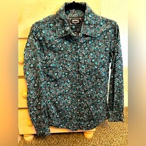 Cowgirl hardware western rodeo shirt